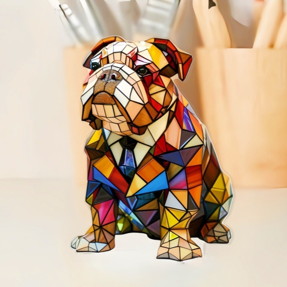 Eleganten obesek buldog